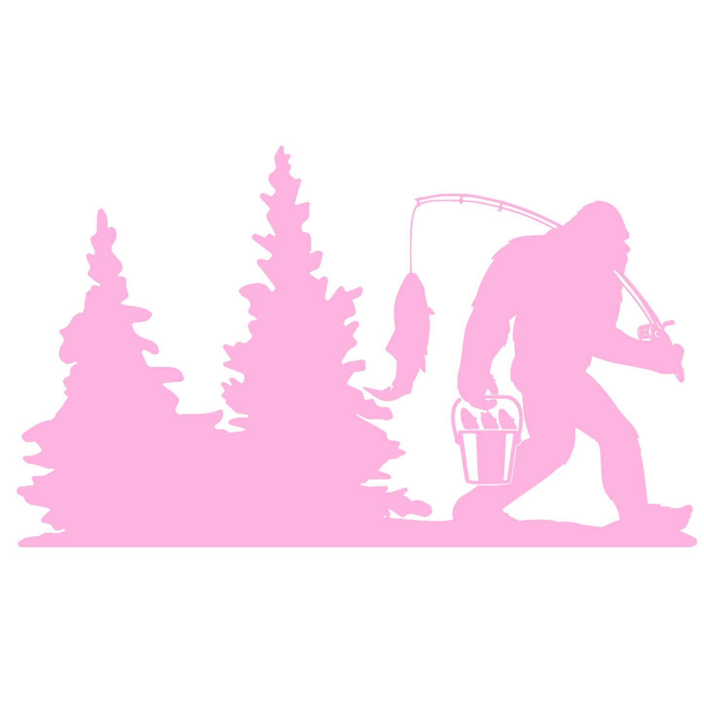 Bigfoot Windshield Sticker