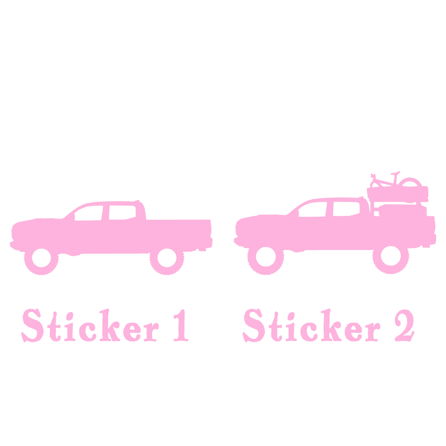 Set of 2 – Trail Buddies Car Stickers
