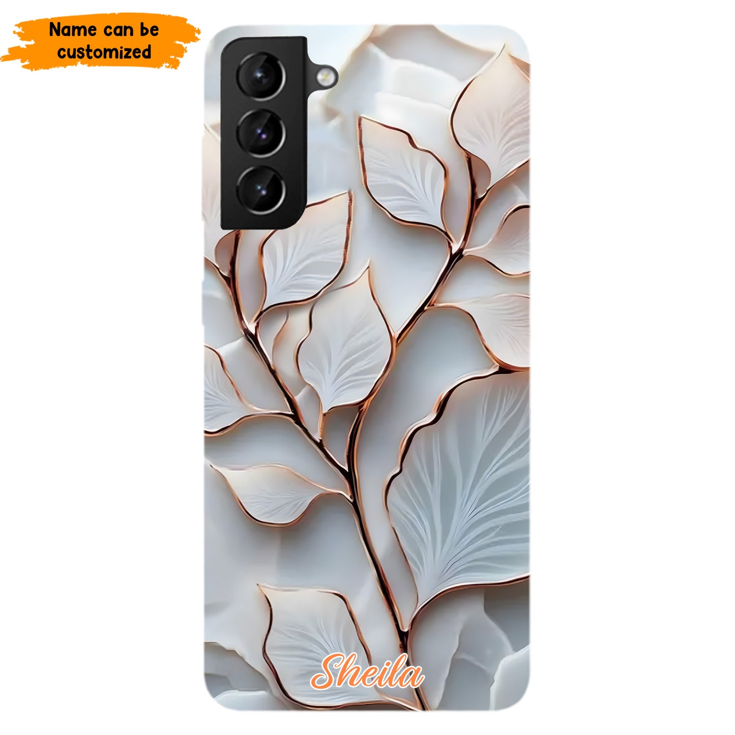 Personalized Elegant Leaf Phone Case