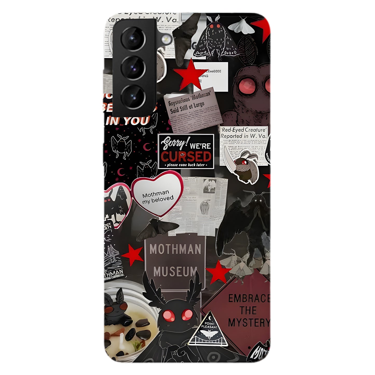 Mothman Museum Collage Phone Case