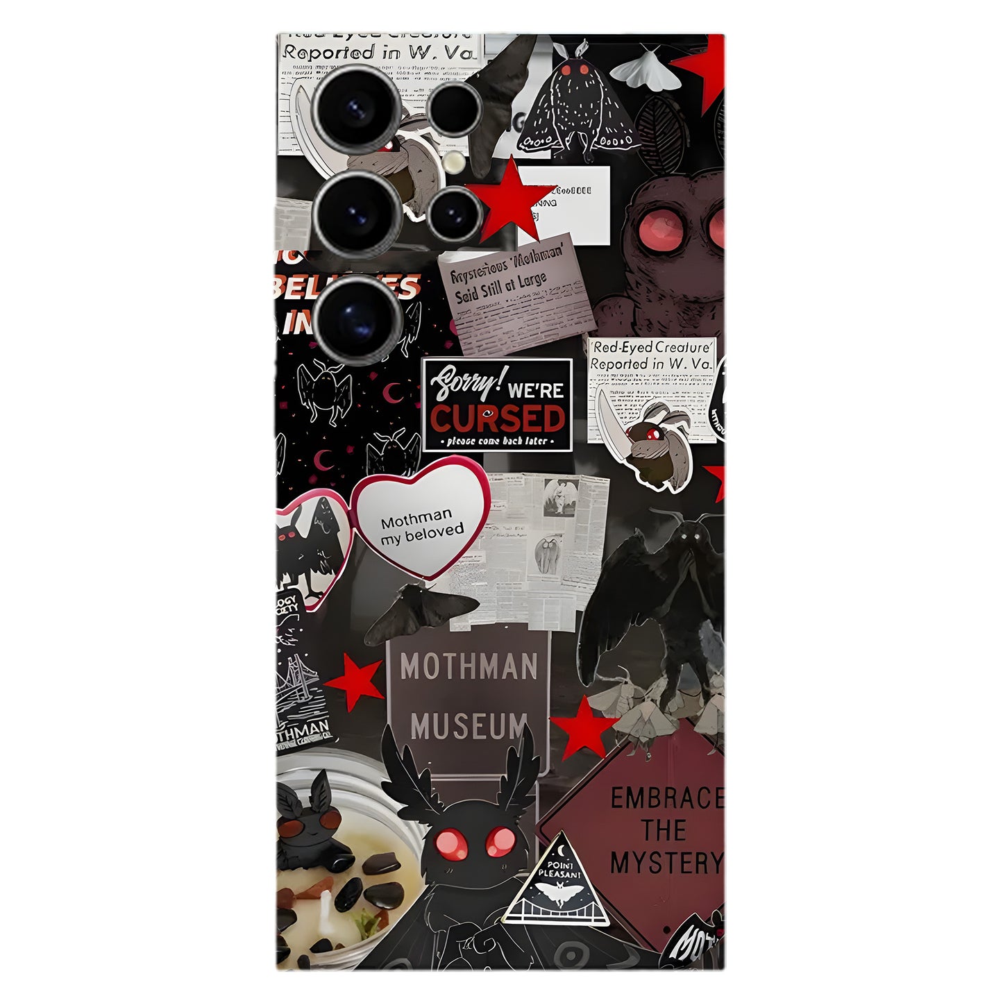 Mothman Museum Collage Phone Case