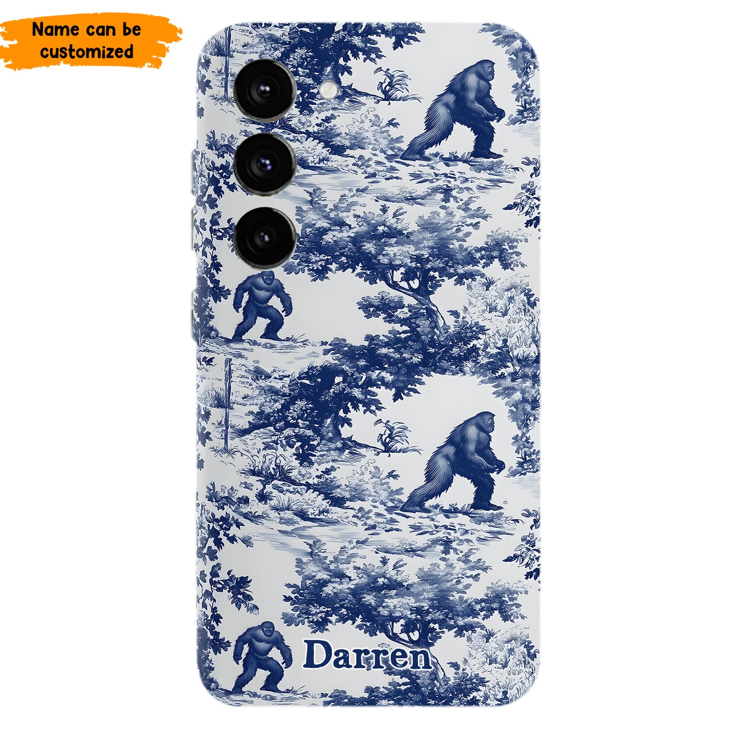 Toile Of The Wild - Personalized Bigfoot Phone Case
