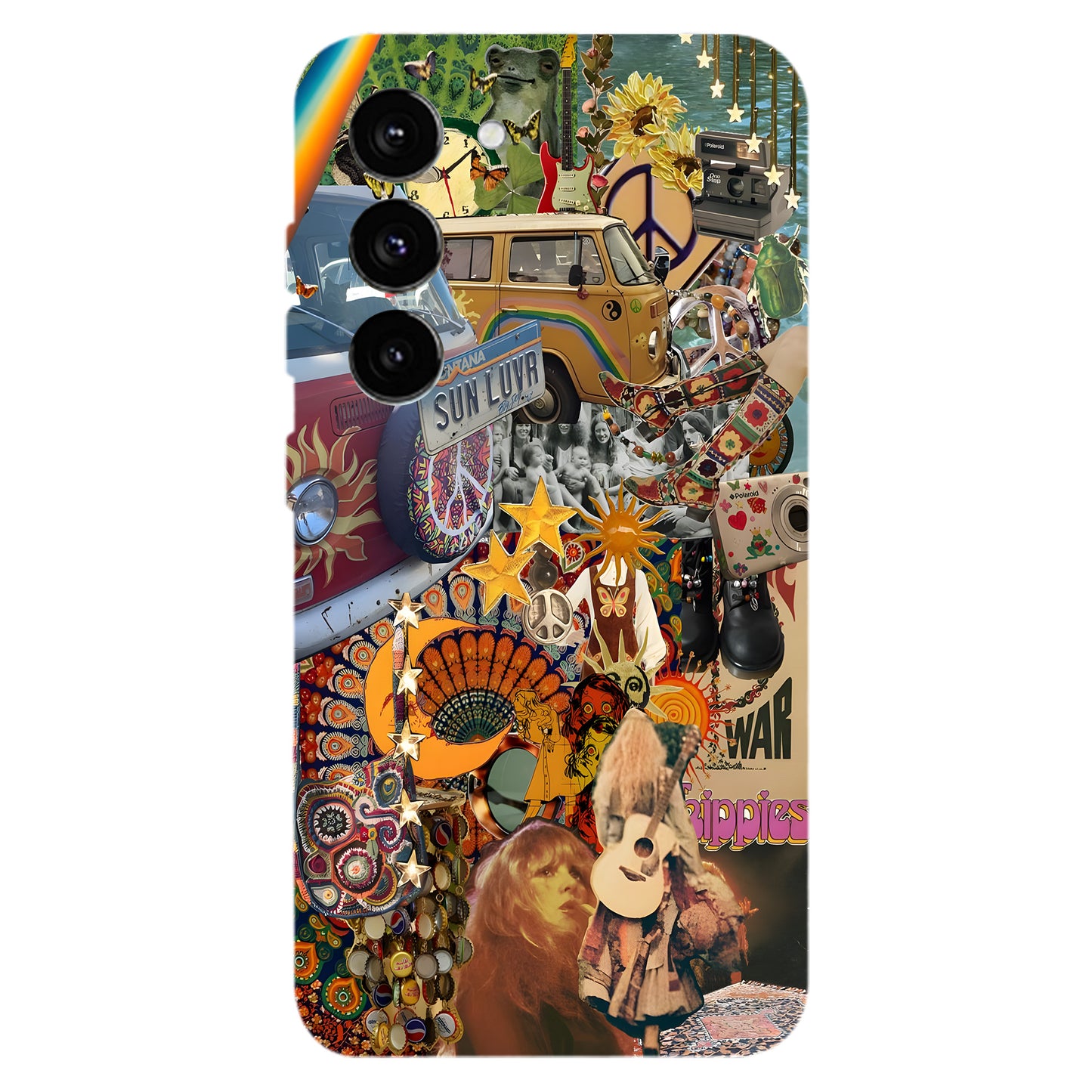 Psychedelic Hippie Collage Phone Case