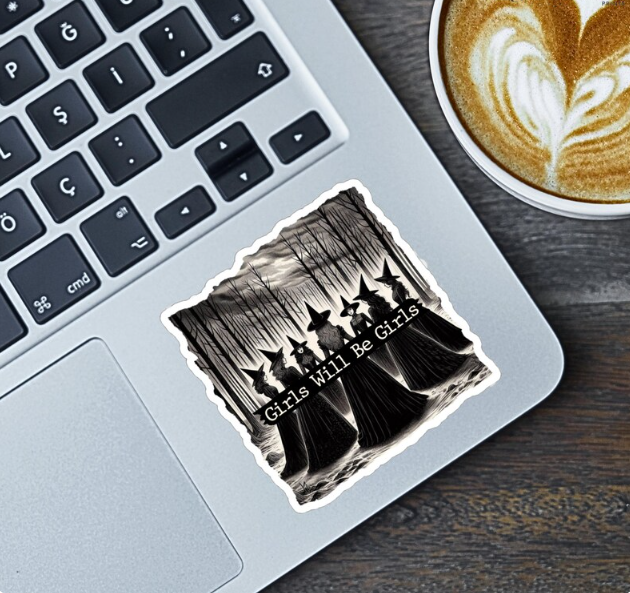 Witch Sticker, Witchy, Halloween Witch