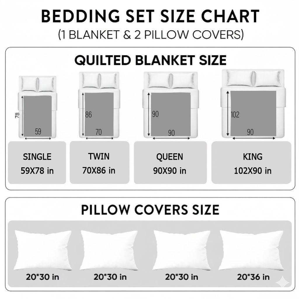 Cat Parade 3-Piece Quilted Bedding Set