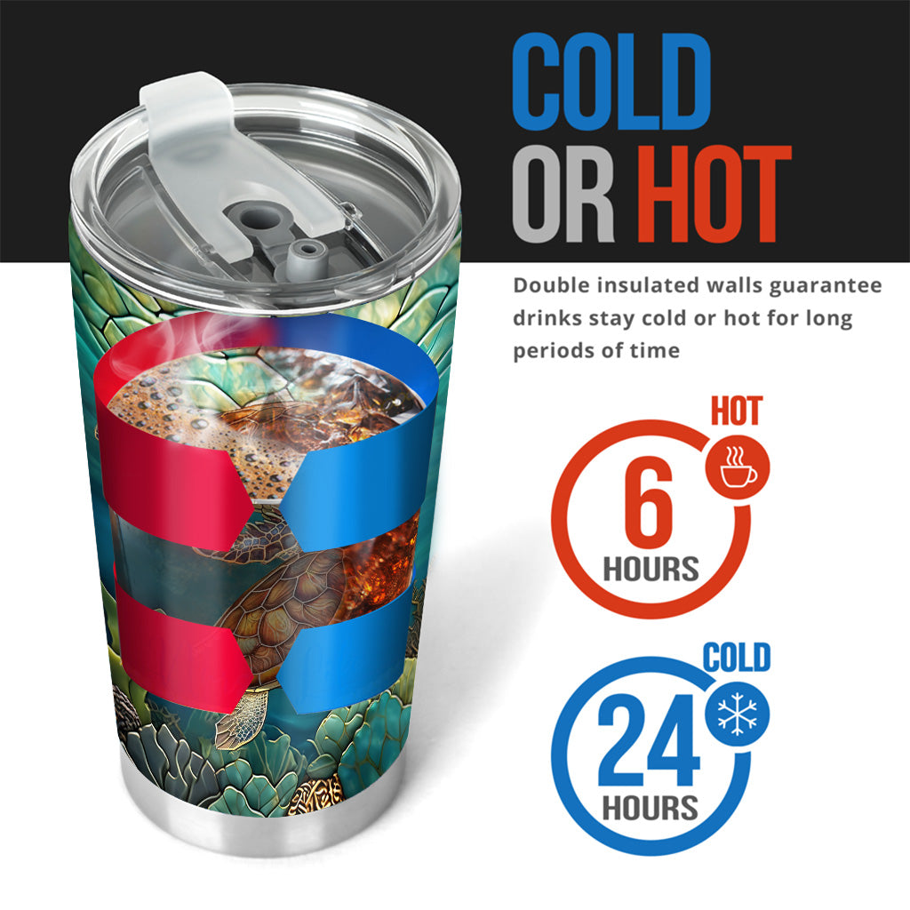 Personalized Vibrant Cartoon Bigfoot Tumbler