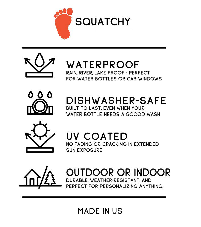 Confident Bigfoot Stickers