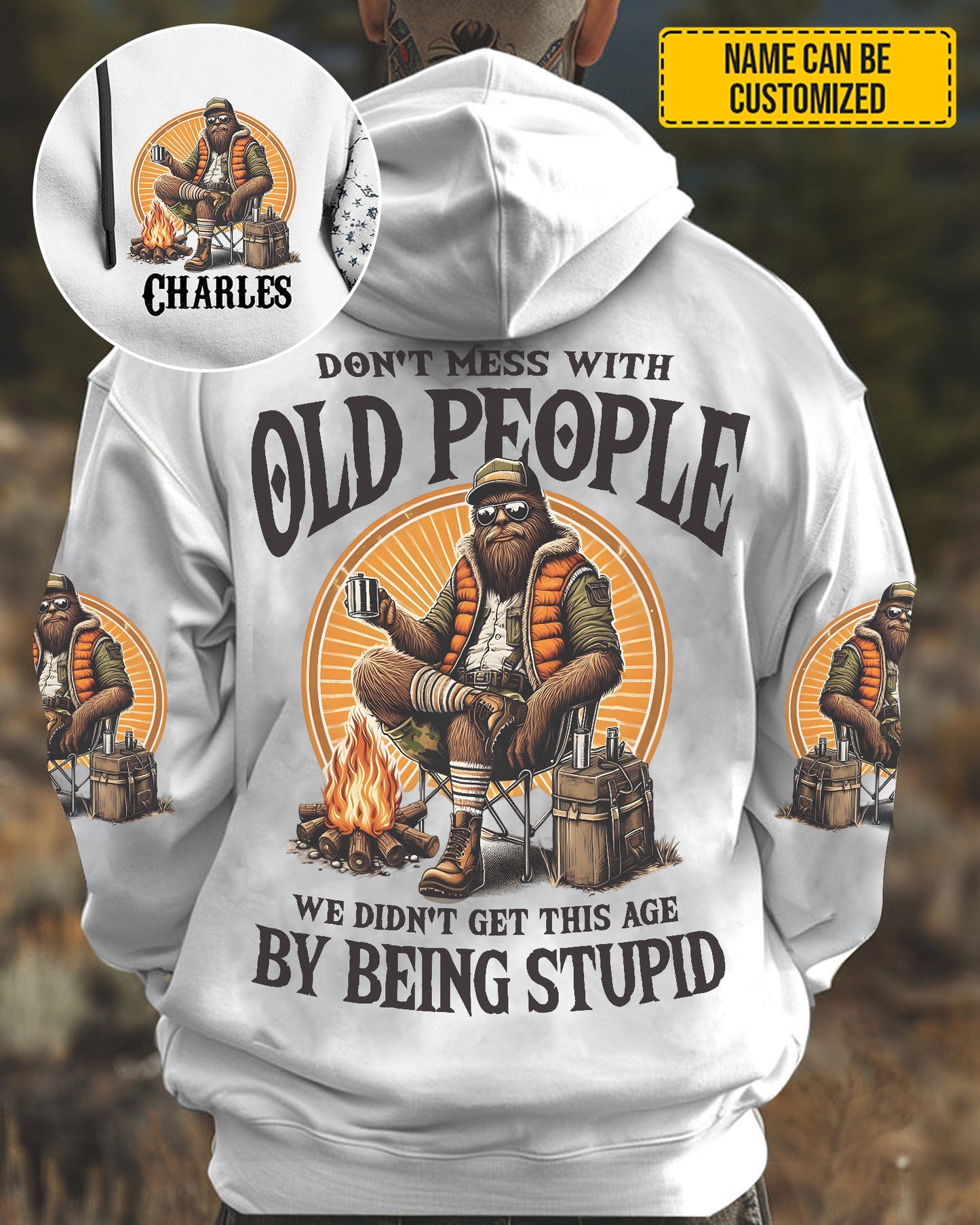 Classic Spirit – Personalized Funny Bigfoot All Over Print