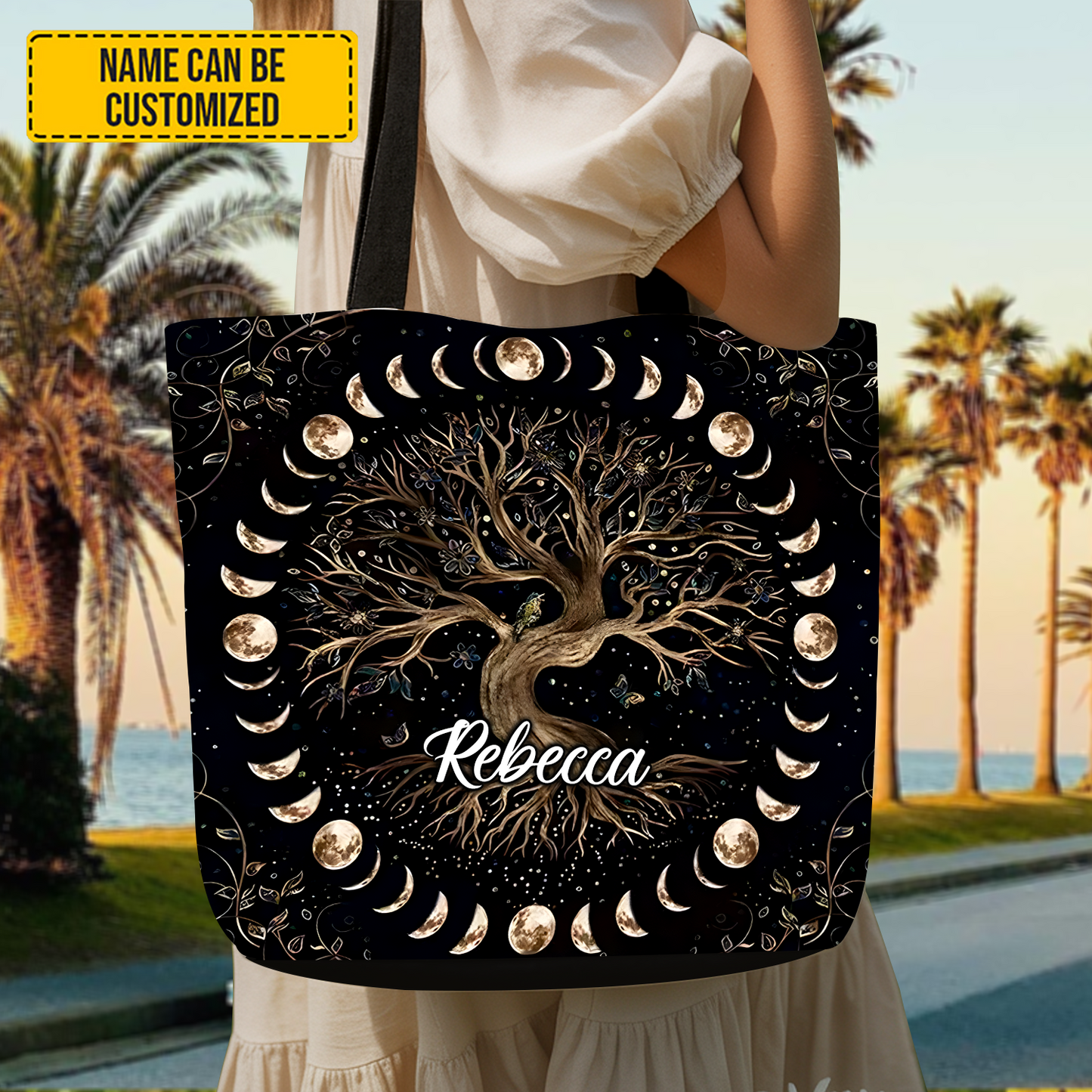 Tree Of Life Witch - Personalized Witch Tote Bag
