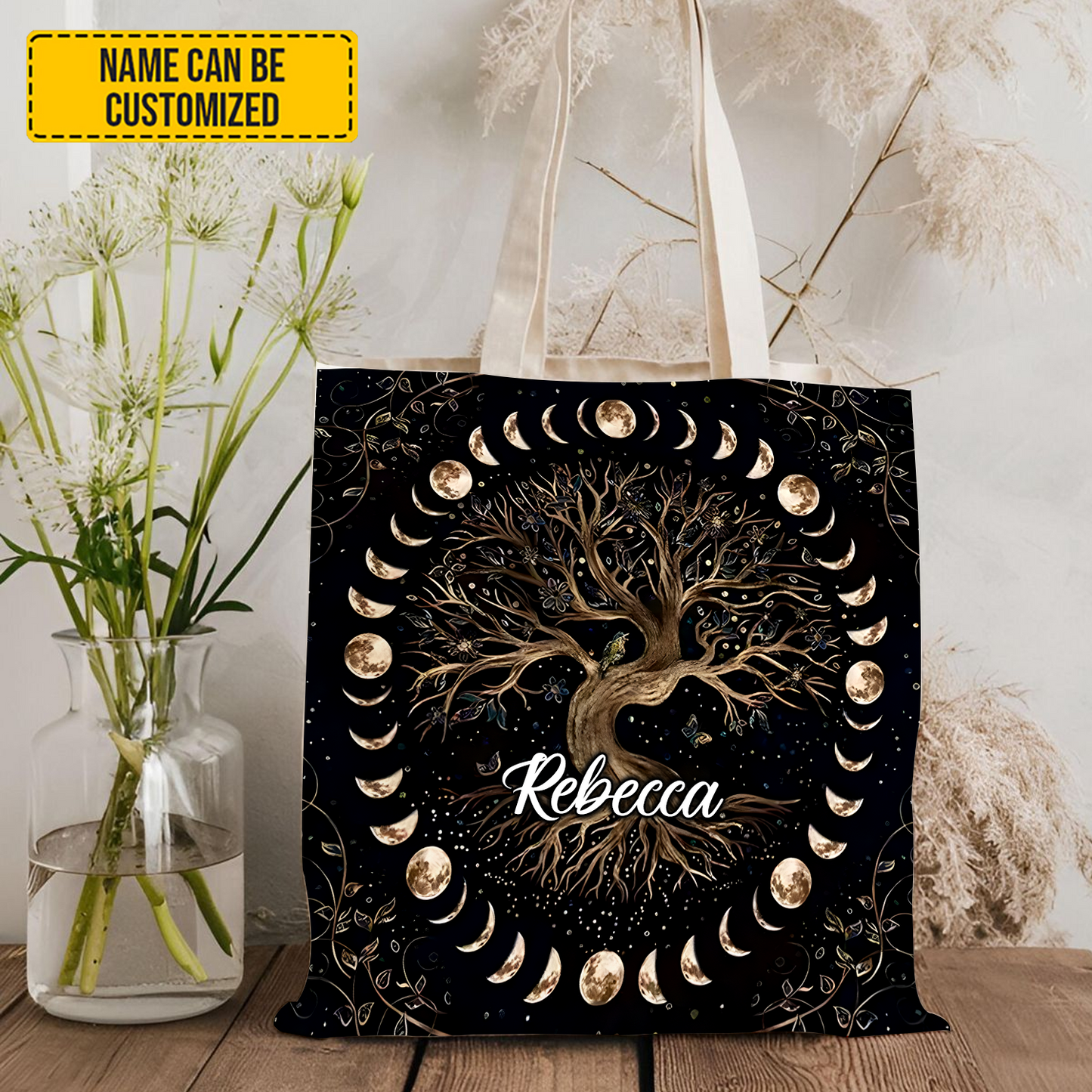Tree Of Life Witch - Personalized Witch Tote Bag