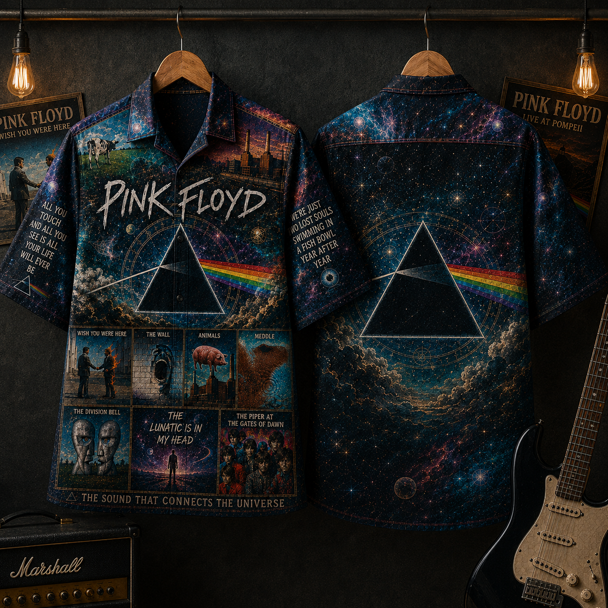 Pink Floyd Band Hawaiian Shirt - Vintage Music Rock Fan Gift 3