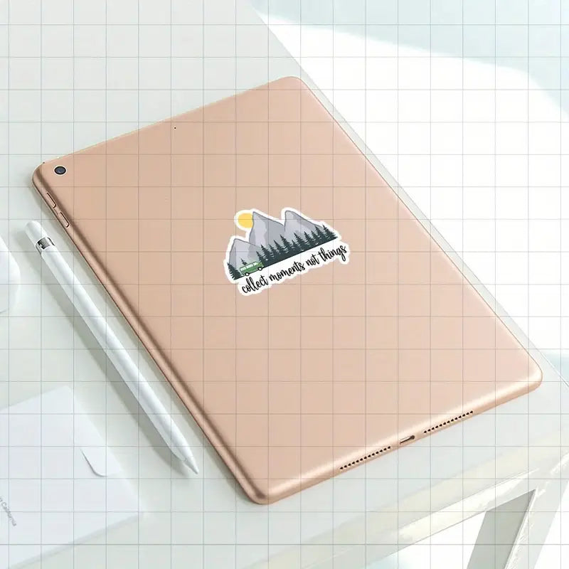 "Collect Moments, Not Things Sticker