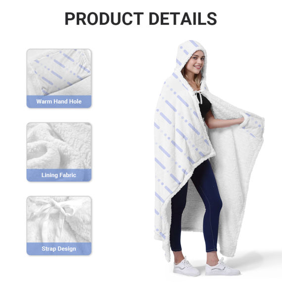Couple Skeleton Hooded Blanket