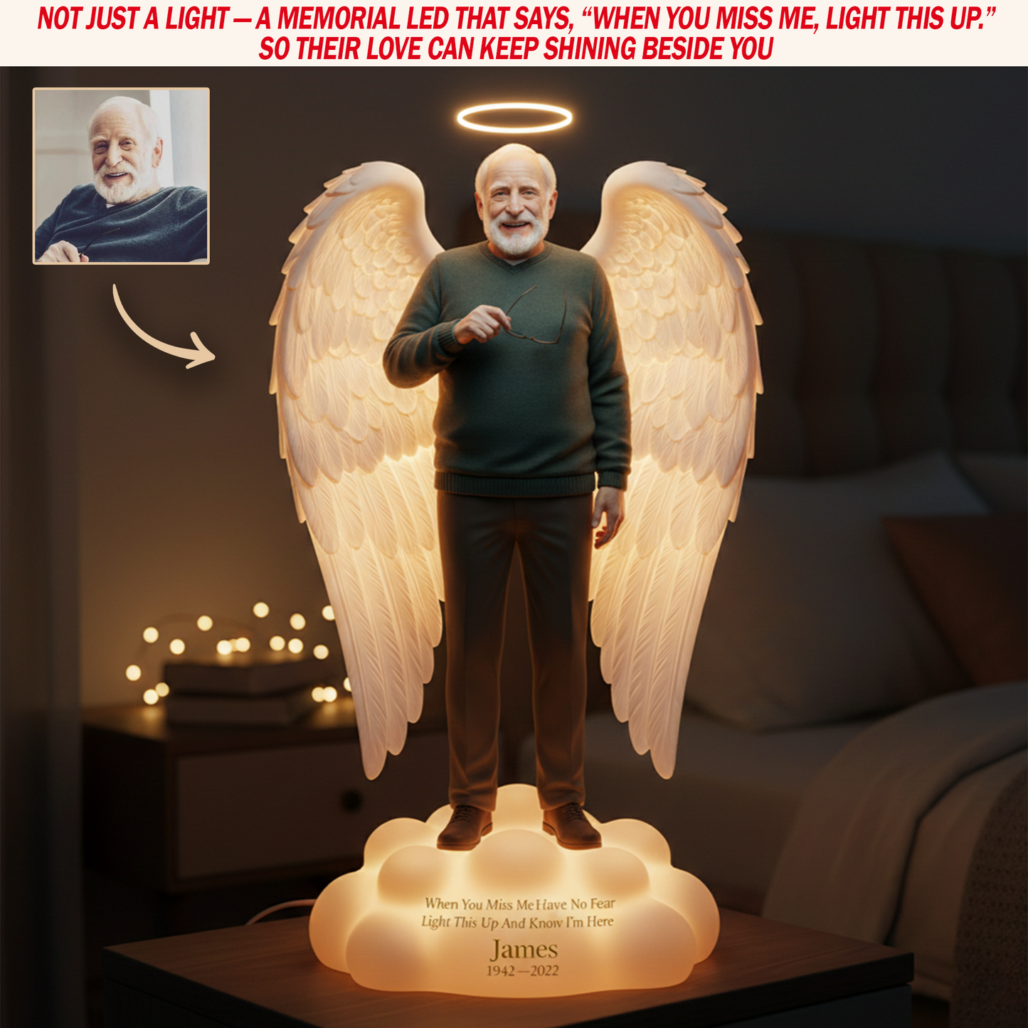 When You Miss Me – Personalized Memorial Light Box
