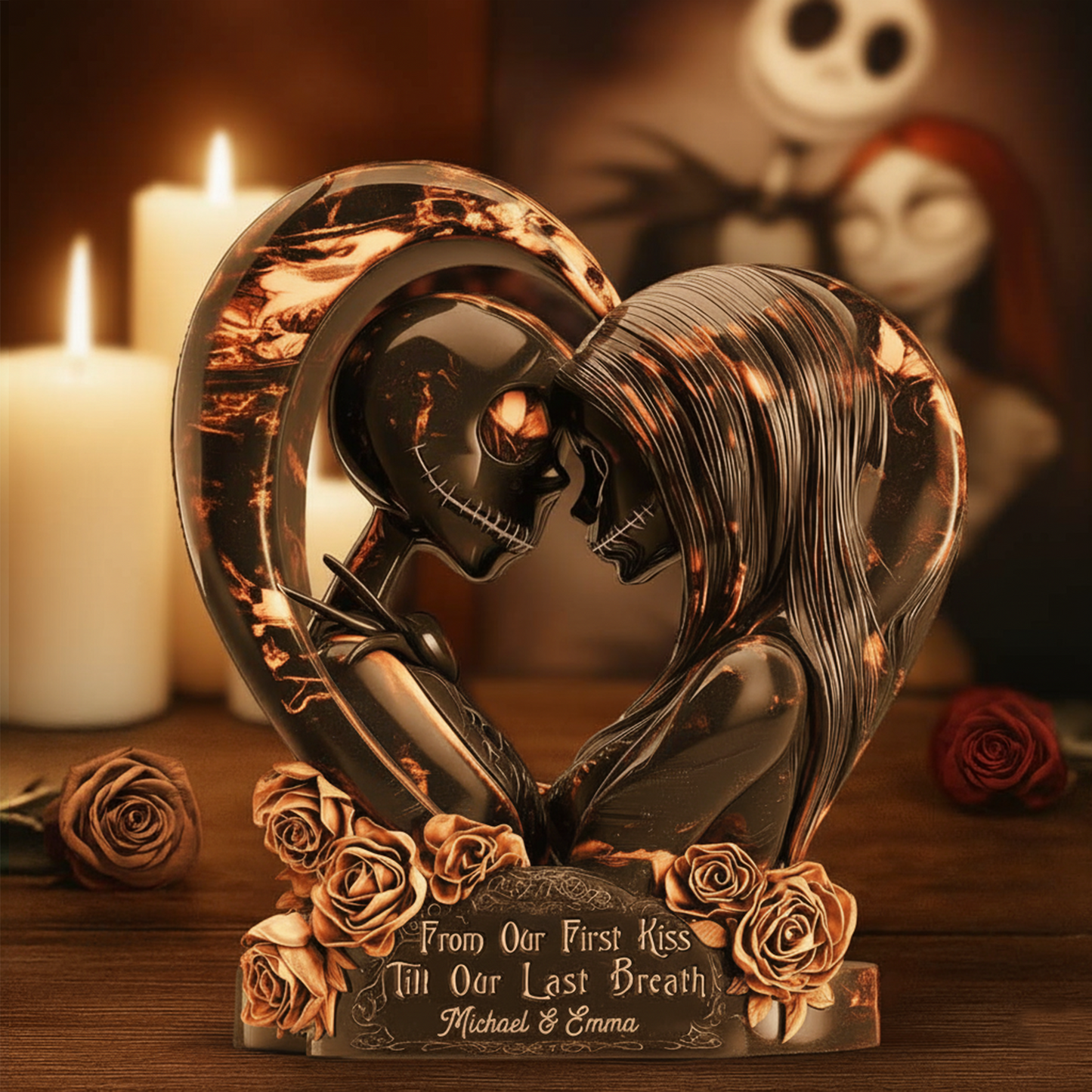 Till Our Last Breath – Personalized Couple Acrylic Plaque