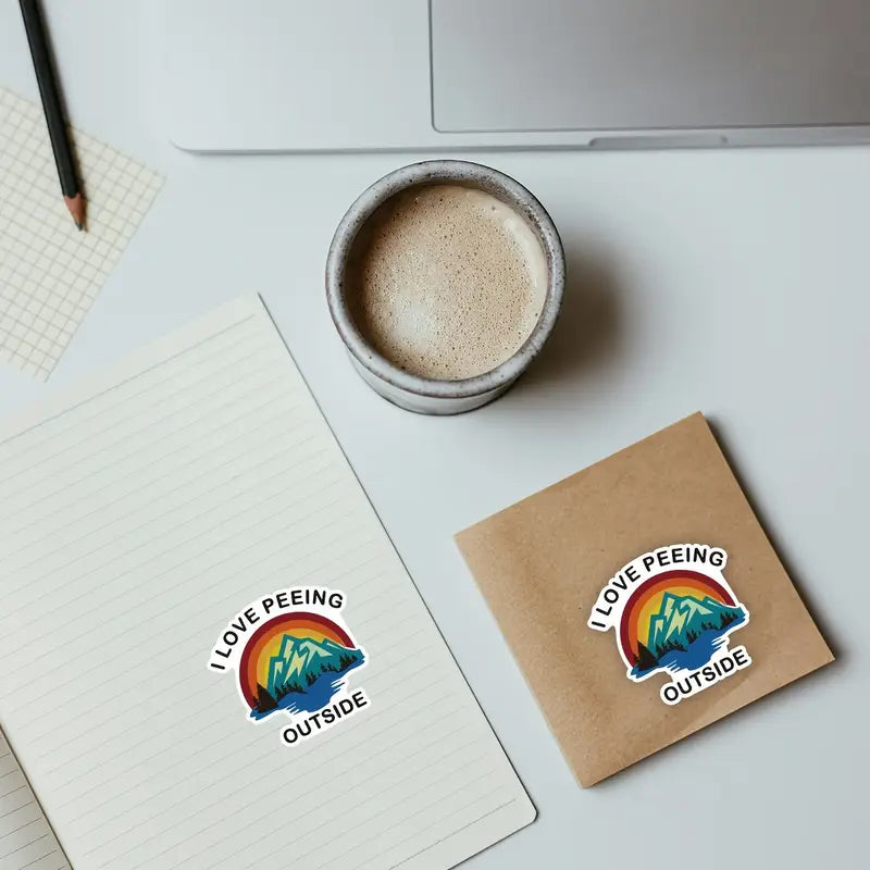 'I Love Peeing Outside' Sticker