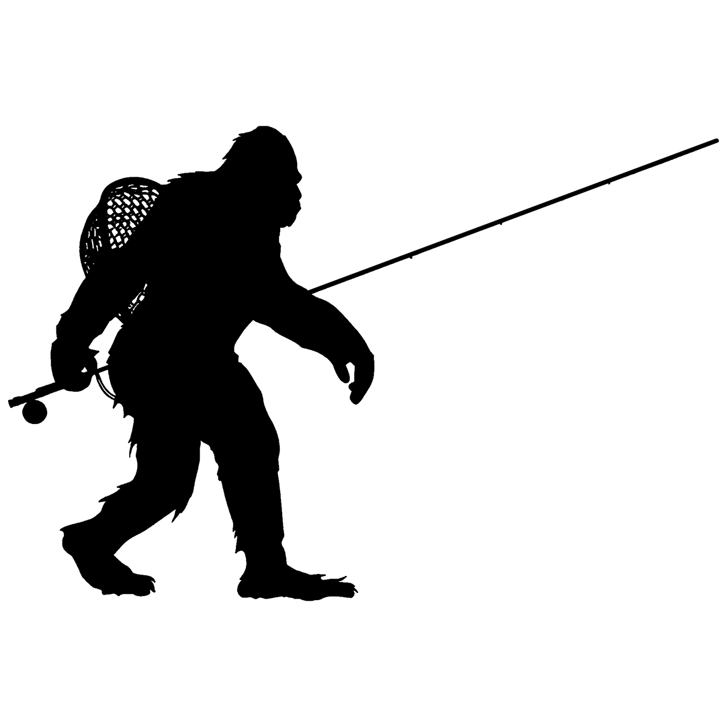 Sasquatch Fly Fishing Stickers