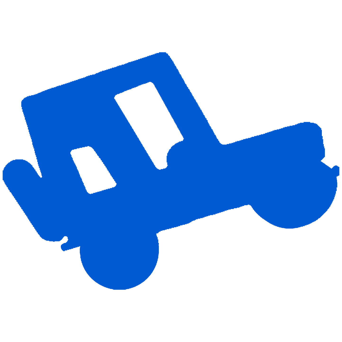 Offroad Car Climb Sticker