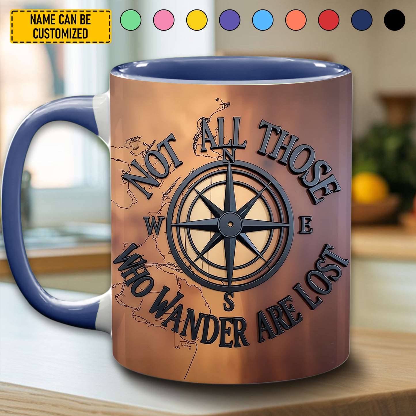 Wanderer’s Soul – Personalized Accent Mug