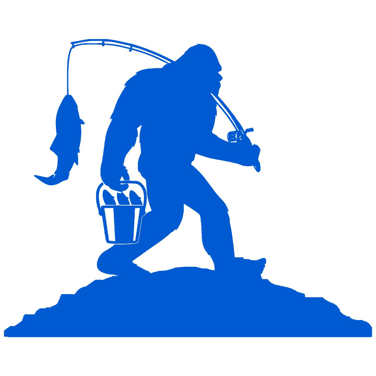 Sasquatch Reel Time Sticker