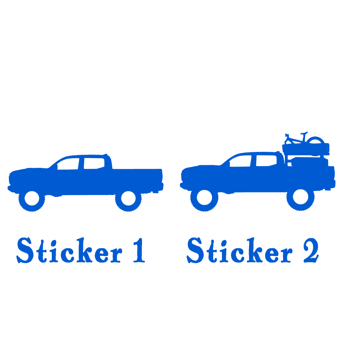 Set of 2 – Trail Buddies Car Stickers