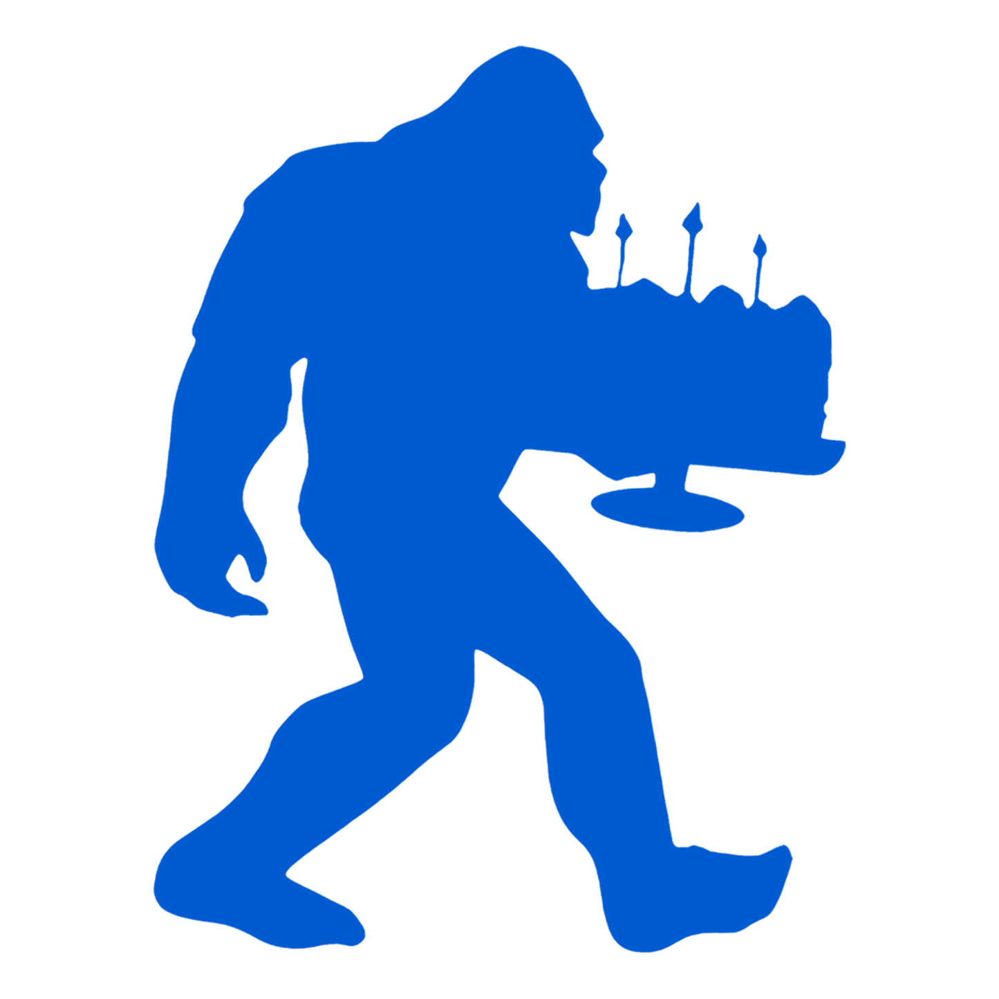 Bigfoot Birthday Stickers