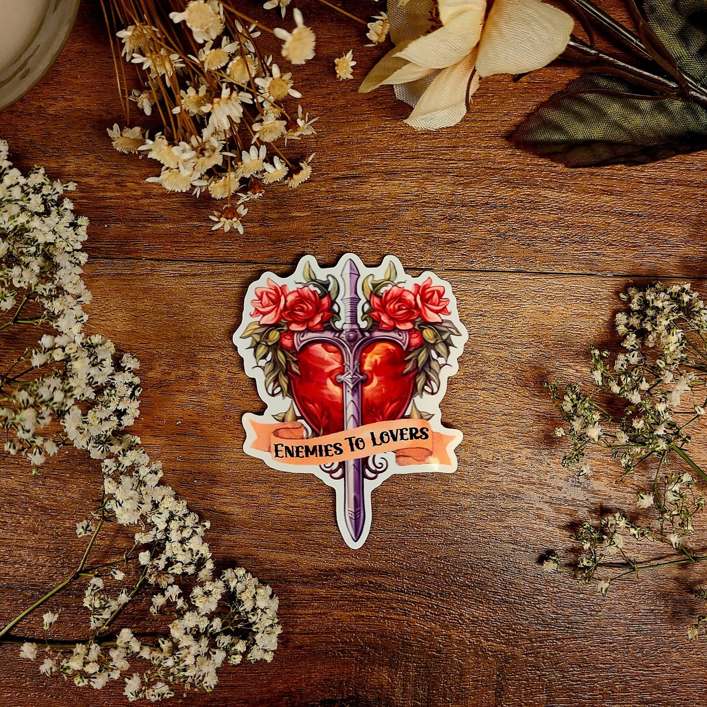 Book Enemies Sticker Decal