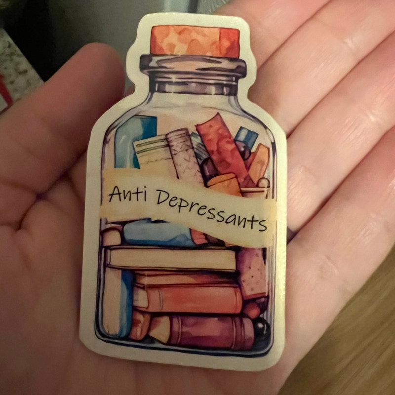 Book Anti Sticker Decal