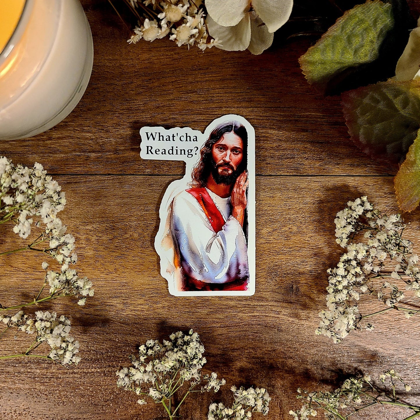 Book What Cha Readding Sticker Decal