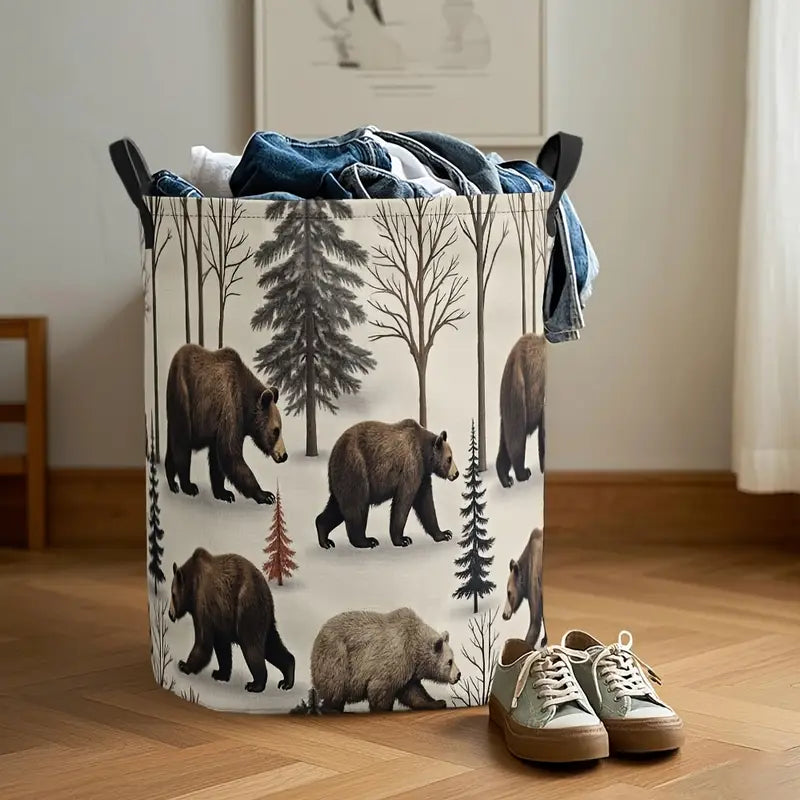 Woodland Bears - Storage Basket