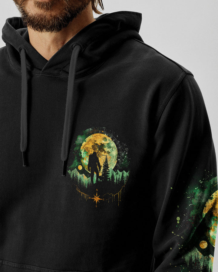 AND INTO THE FOREST I GO BIGFOOT ALL OVER PRINT