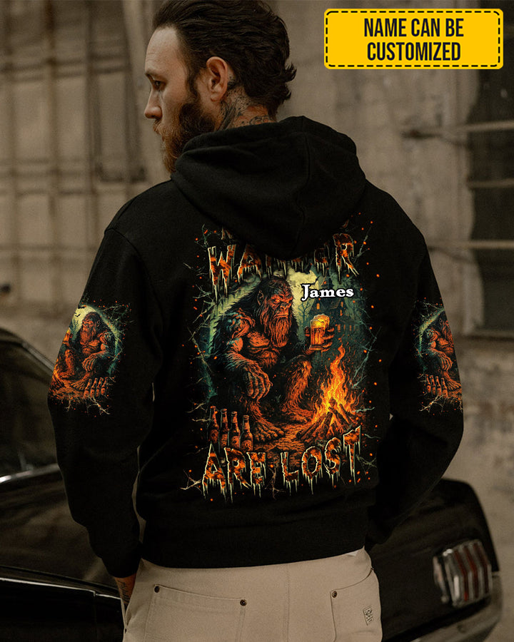 Personalized Wanderer's Fire Bigfoot All Over Print