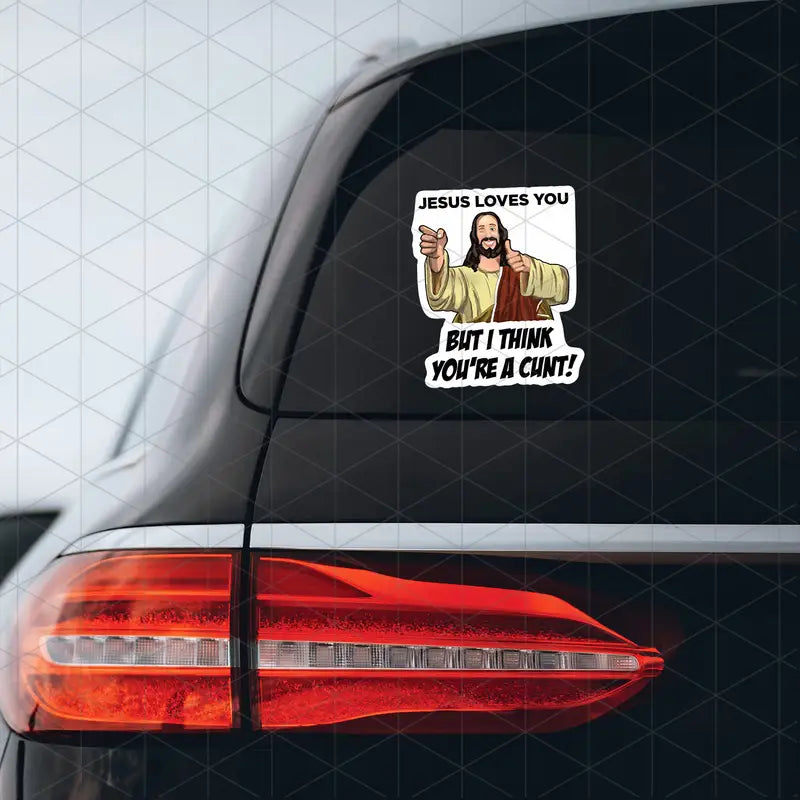 Jesus Loves You - Jesus Sticker