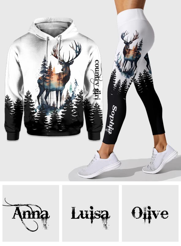 Country Girl - Personalized Hunting Hoodie and Leggings