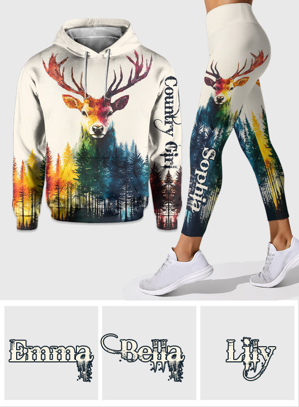 Country Girl - Personalized Hunting Hoodie and Leggings
