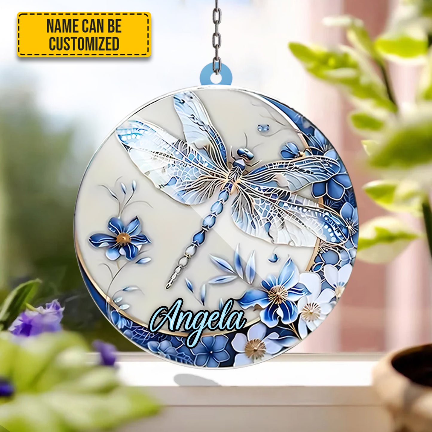 Dragonfly acrylic window - Personalized Acrylic Window