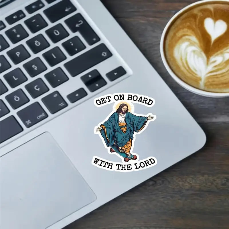 Get On Board - Jesus Sticker