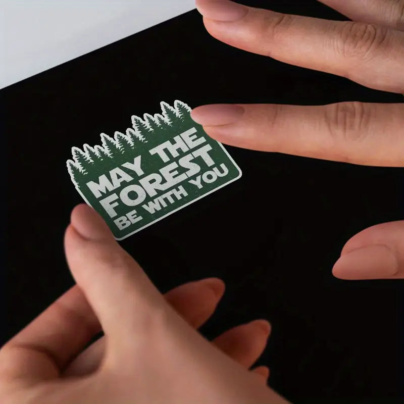 "May the Forest Be With You" Vinyl Stickers