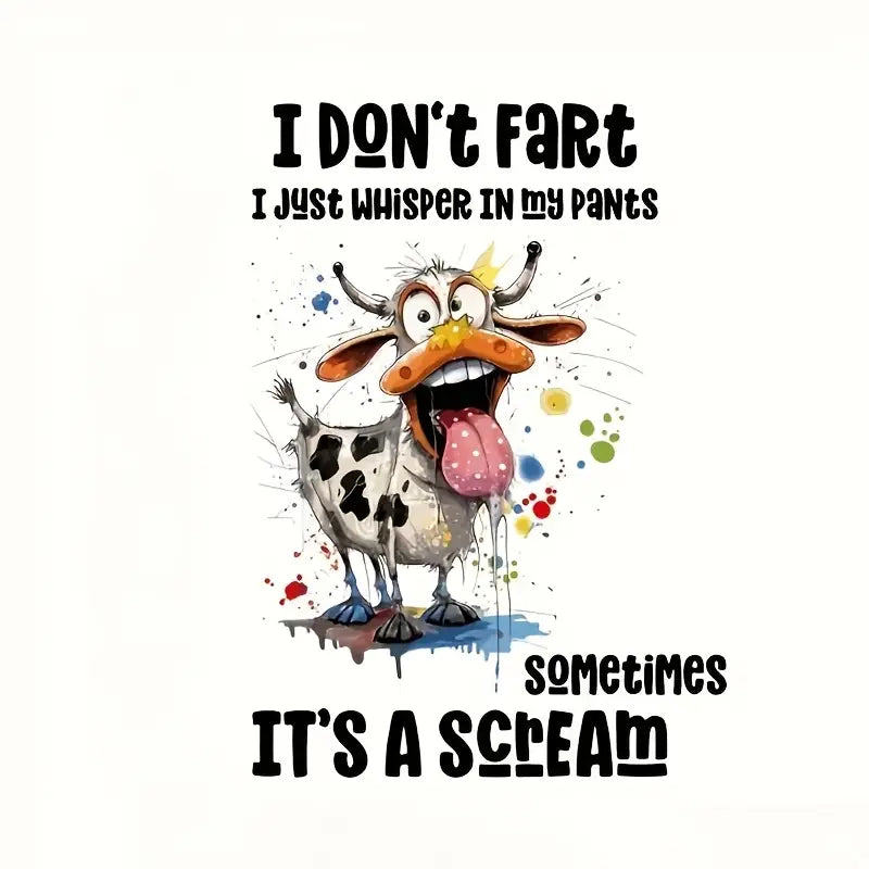 I Don't Fart - Cow Sticker