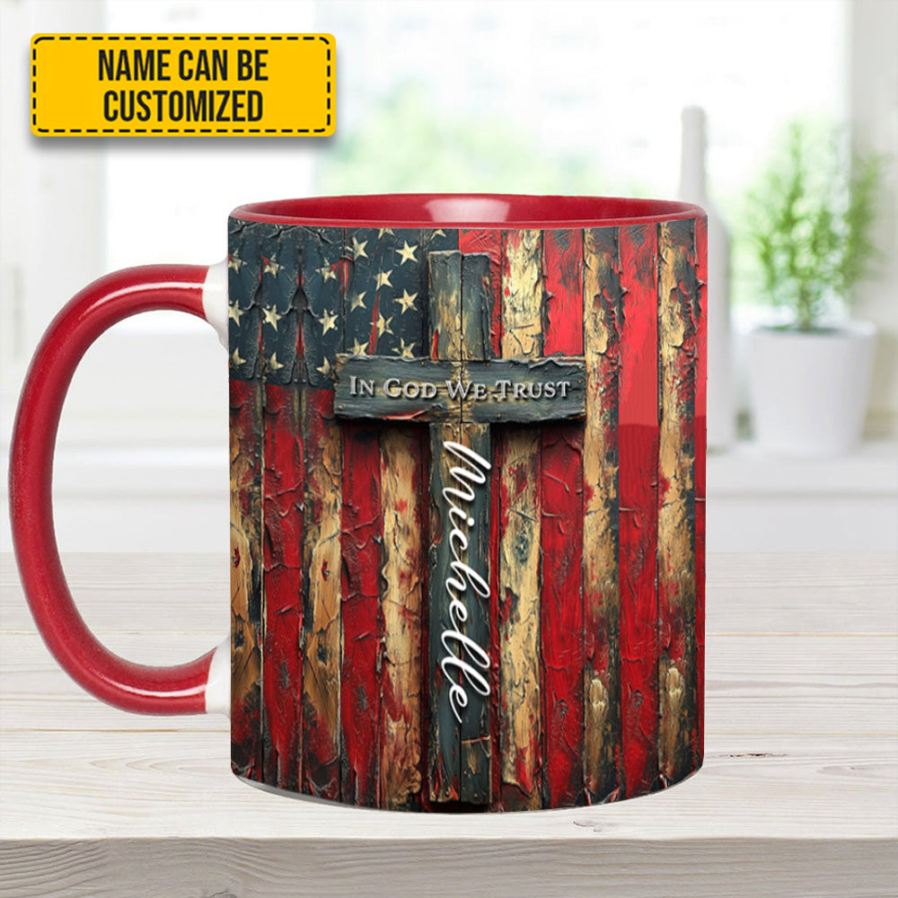 God Accent Mug - Personalized Accent Mug