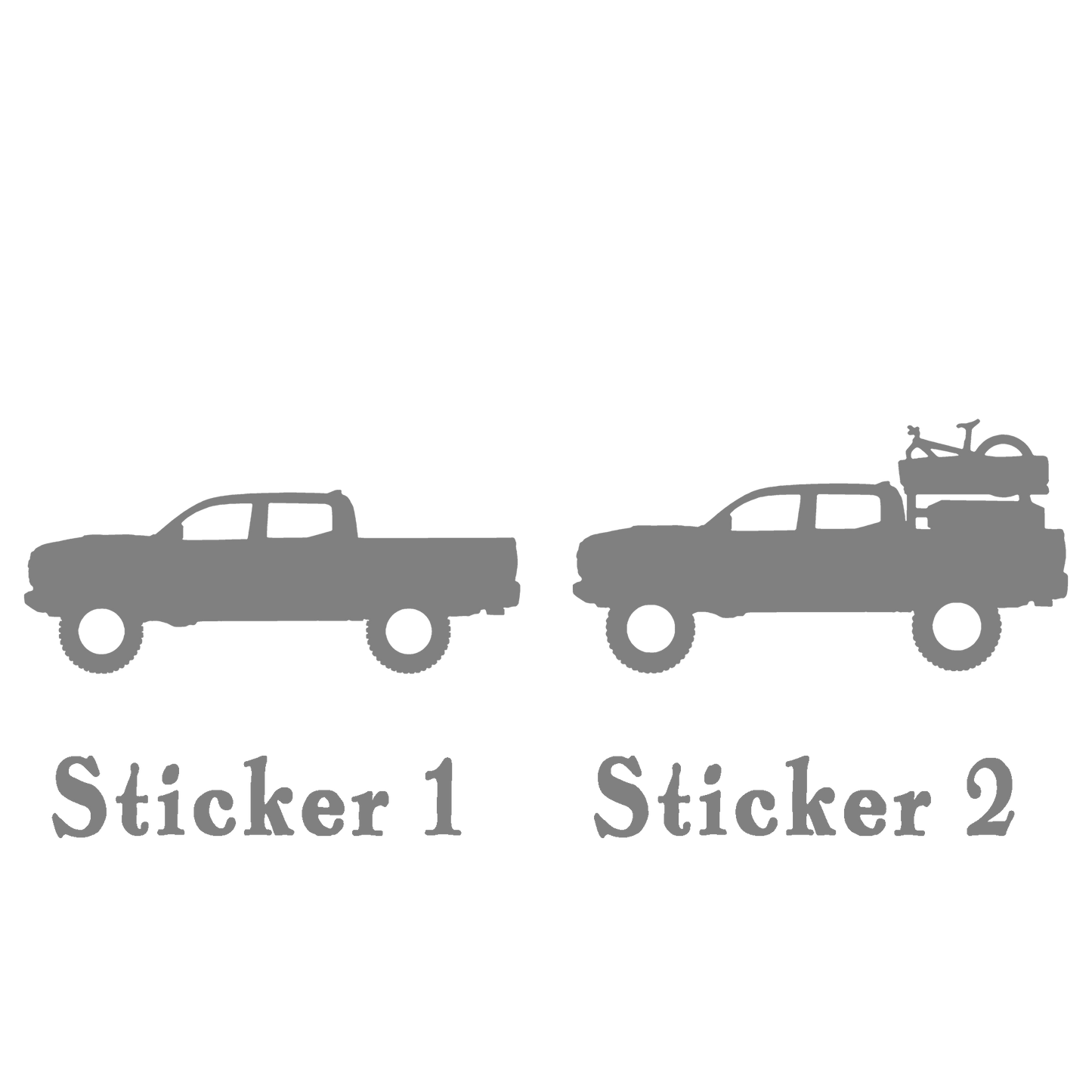 Set of 2 – Trail Buddies Car Stickers