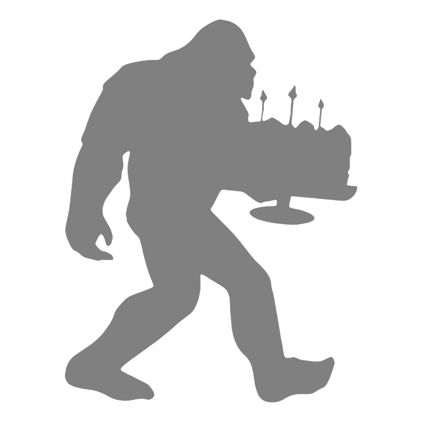 Bigfoot Birthday Stickers