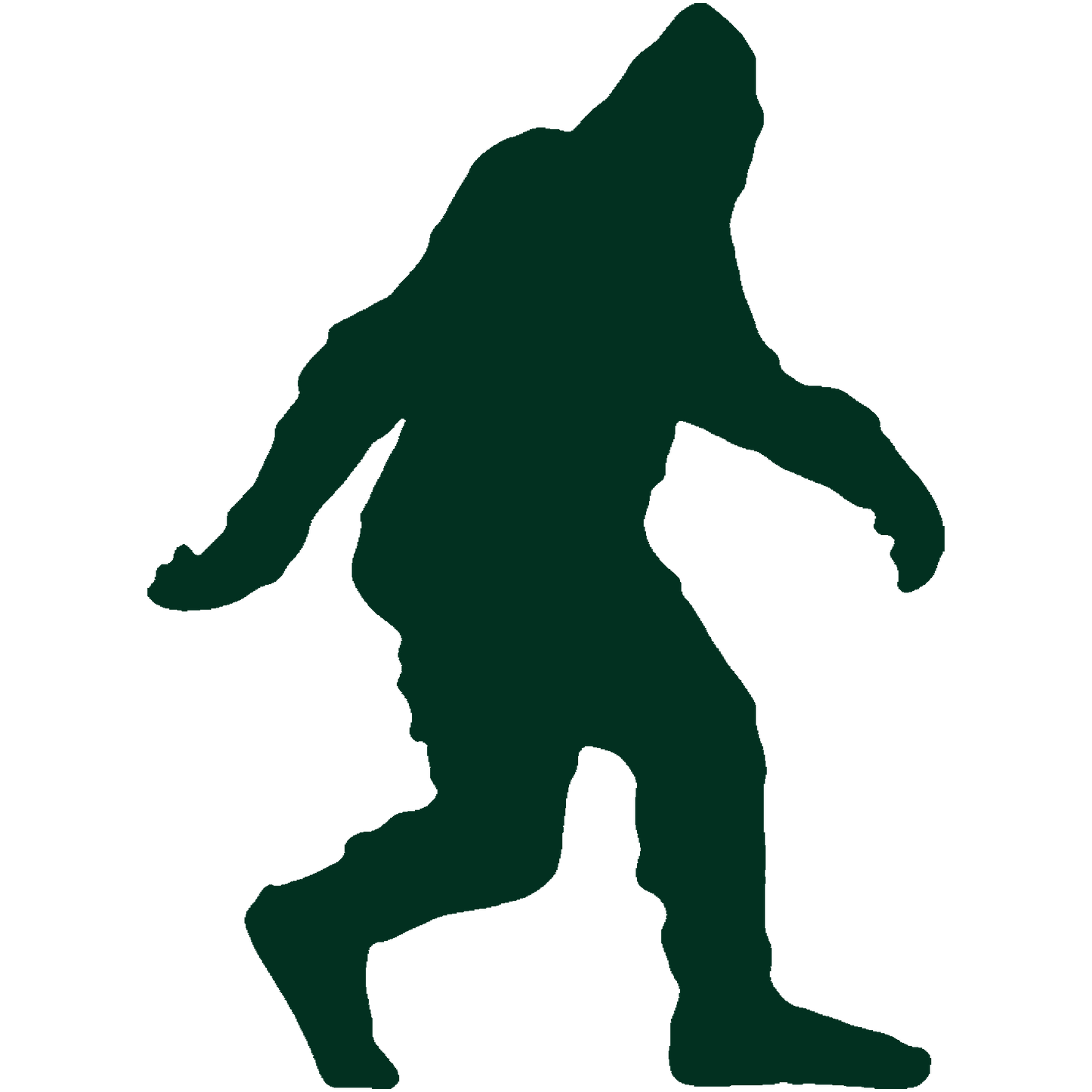 Bigfoot stroller, Sasquatch, Yeti, Walking Stickers