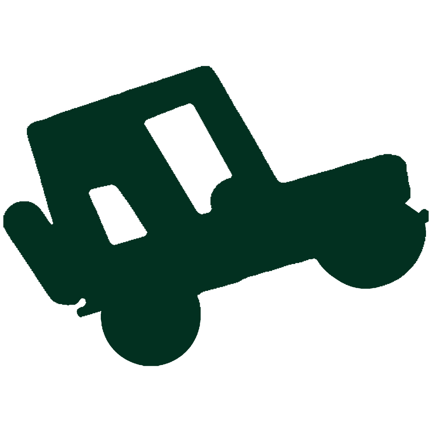 Offroad Car Climb Sticker