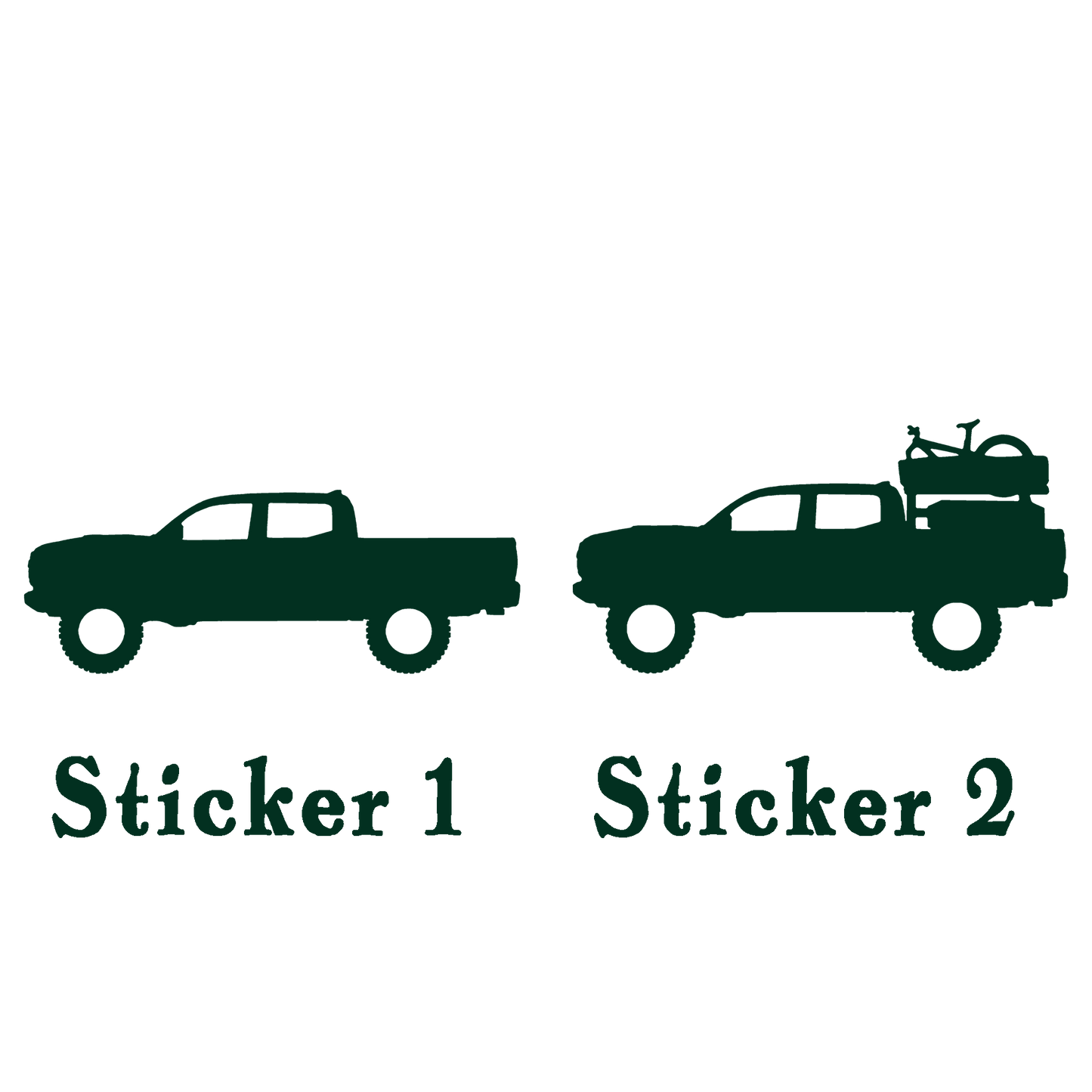 Set of 2 – Trail Buddies Car Stickers