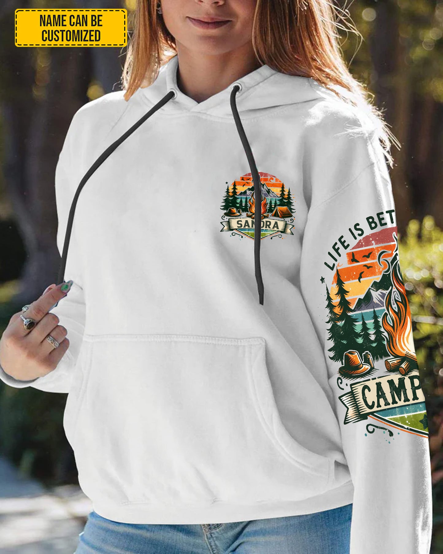 Personalized Life Is Better By The Campfire All Over Print Shirt