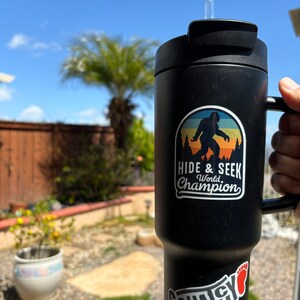 Bigfoot Hide & Seek Champion Stickers