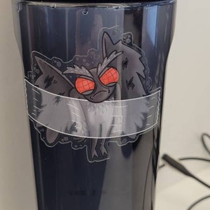 Mothman Caught On Tape Clear Sticker