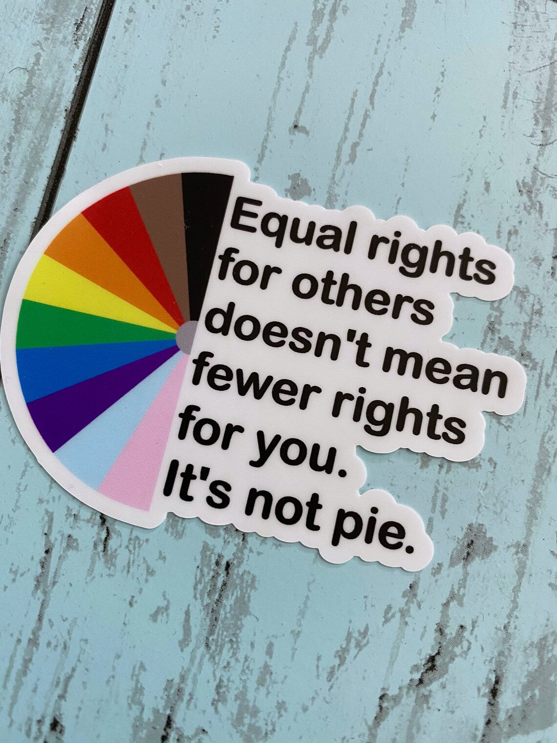 Equality Sticker - LGBTQ+ Pride Sticker