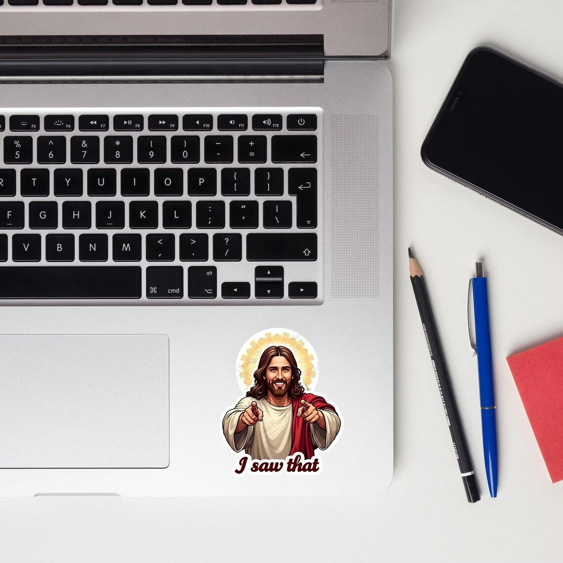 I Saw That - Funny Jesus Sticker
